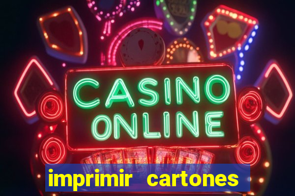 imprimir cartones de bingo